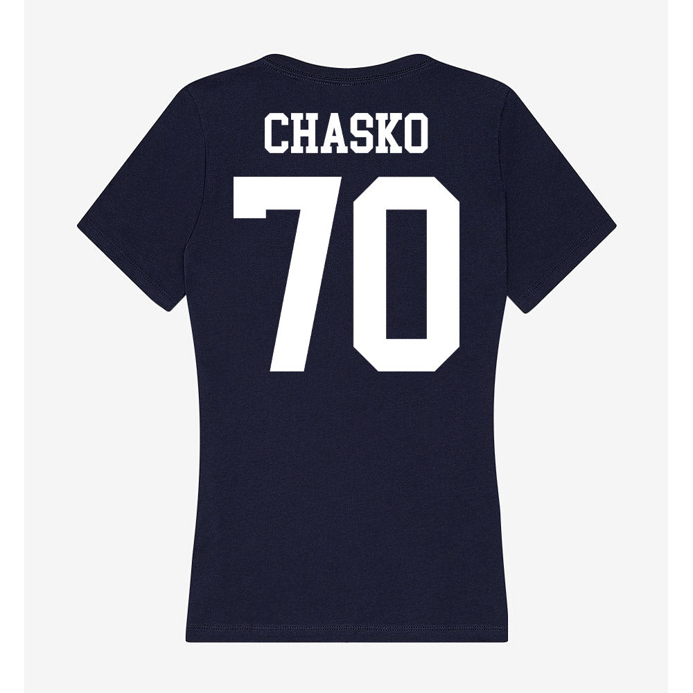 Kent State - NCAA Football : Hudson Chasko - Women's V-Neck T-Shirt-1