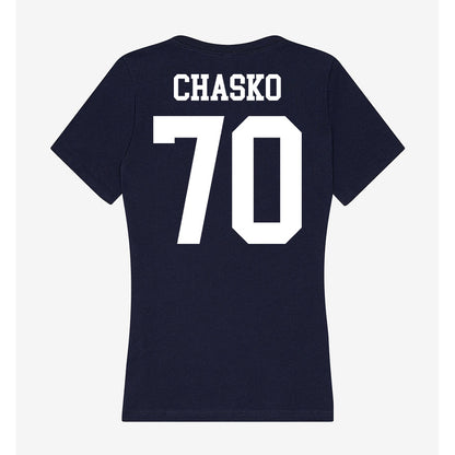 Kent State - NCAA Football : Hudson Chasko - Women's V-Neck T-Shirt-1