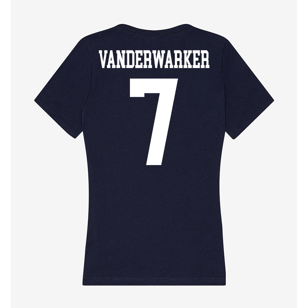 Kent State - NCAA Men's Basketball : Landon Vanderwarker - Women's V-Neck T-Shirt-1