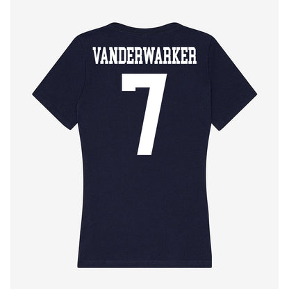 Kent State - NCAA Men's Basketball : Landon Vanderwarker - Women's V-Neck T-Shirt-1