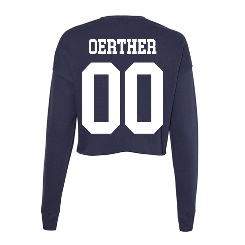 Kent State - NCAA Baseball : Drew Oerther - Women's Cropped Crew Fleece-1