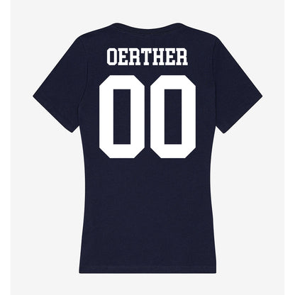 Kent State - NCAA Baseball : Drew Oerther - Women's V-Neck T-Shirt-1