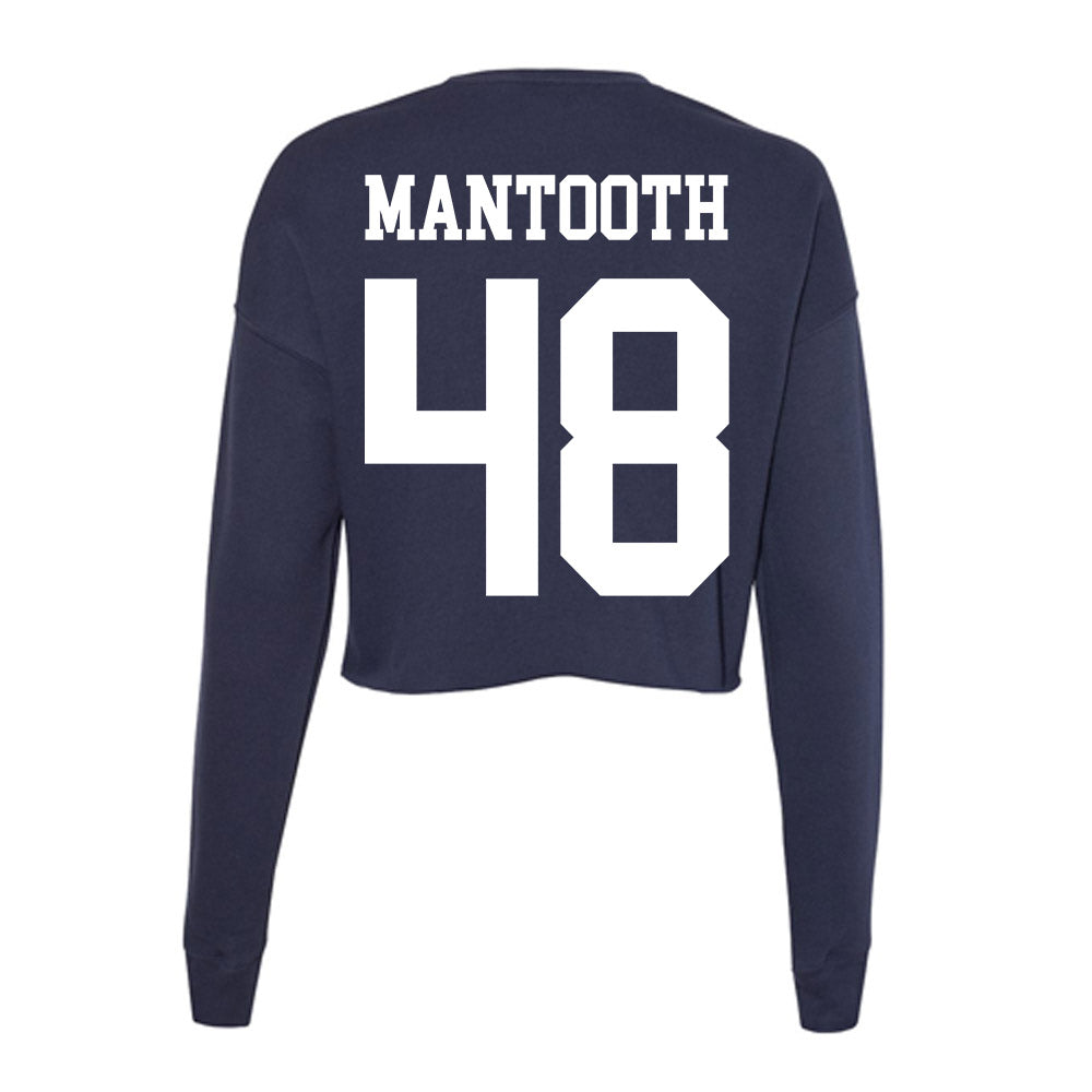 Kent State - NCAA Football : Chase Mantooth - Women's Cropped Crew Fleece-1