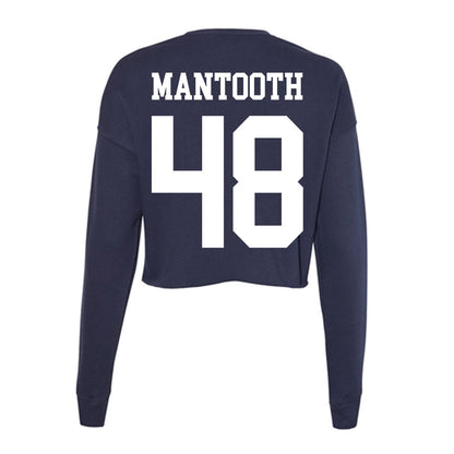 Kent State - NCAA Football : Chase Mantooth - Women's Cropped Crew Fleece-1