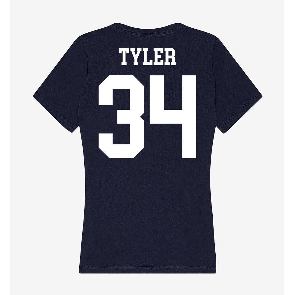 Kent State - NCAA Women's Basketball : Janae Tyler - Women's V-Neck T-Shirt-1