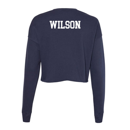 Kent State - NCAA Men's Track & Field : Jayden Wilson - Women's Cropped Crew Fleece-1