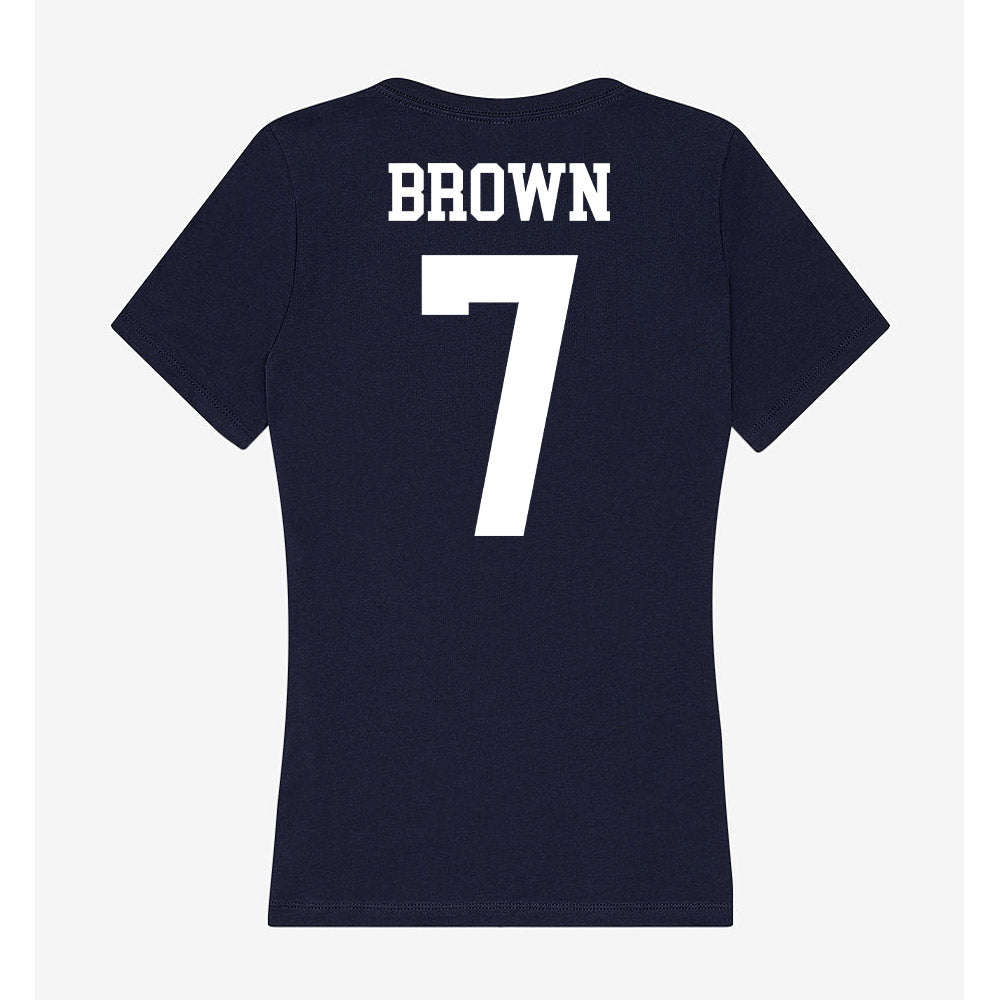 Kent State - NCAA Women's Volleyball : Mercedez Brown - Women's V-Neck T-Shirt-1