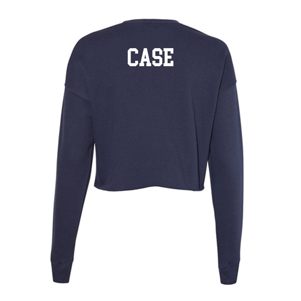 Kent State - NCAA Men's Track & Field : Luigi Case - Women's Cropped Crew Fleece-1