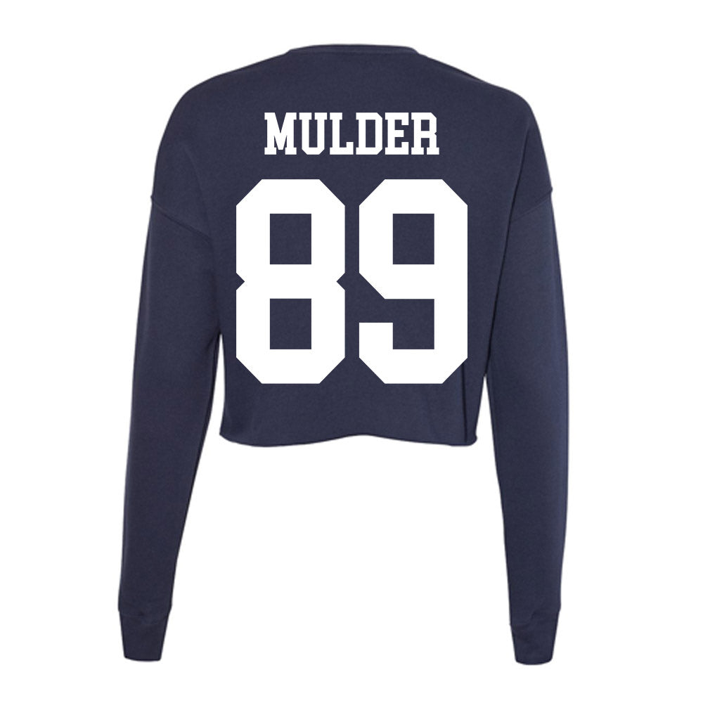 Kent State - NCAA Football : Terik Mulder - Women's Cropped Crew Fleece-1