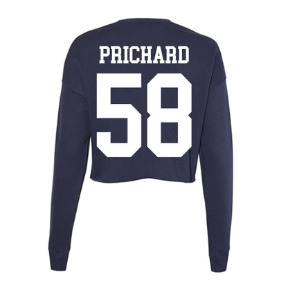 Kent State - NCAA Football : Colin Prichard - Women's Cropped Crew Fleece-1