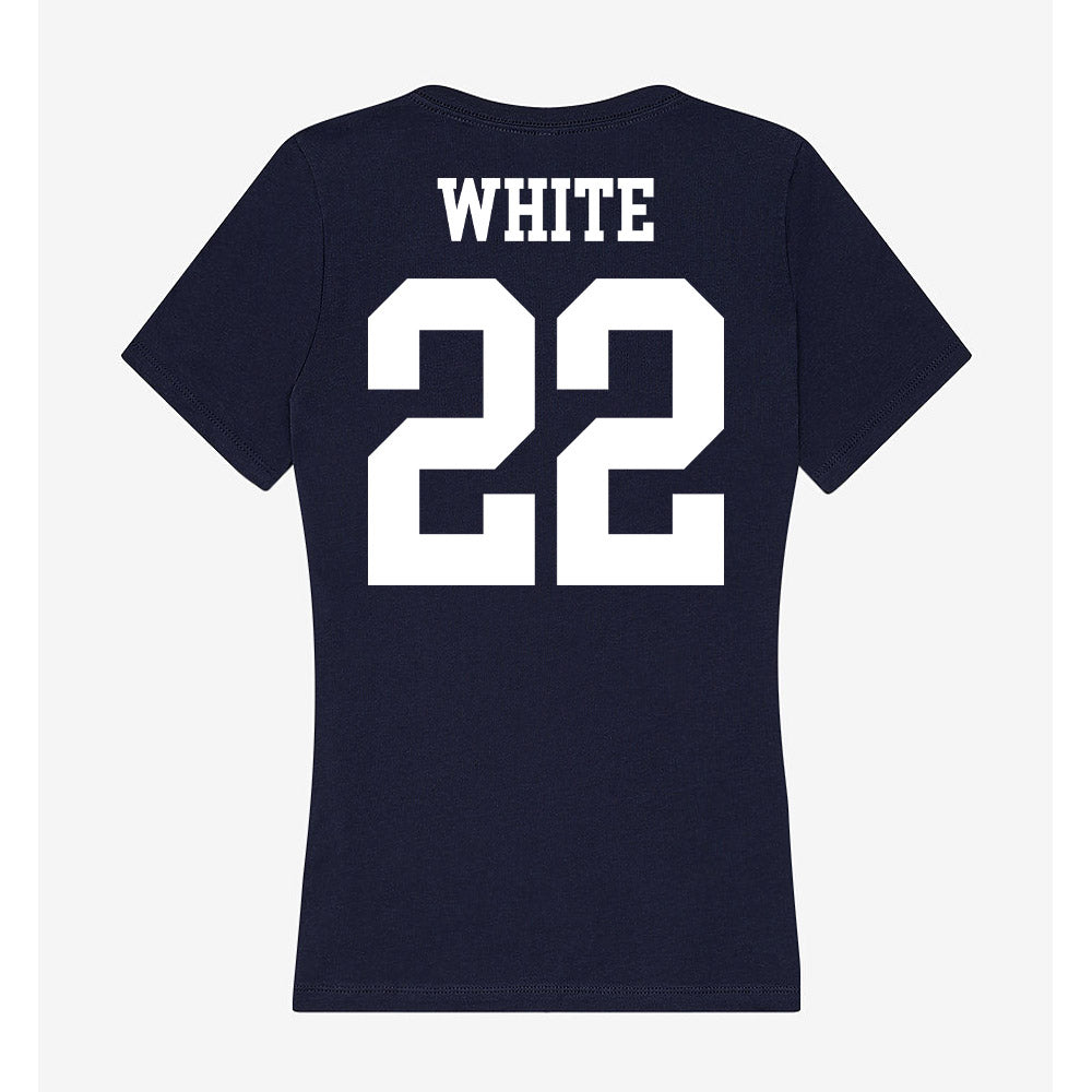 Kent State - NCAA Football : Brandon White - Women's V-Neck T-Shirt-1