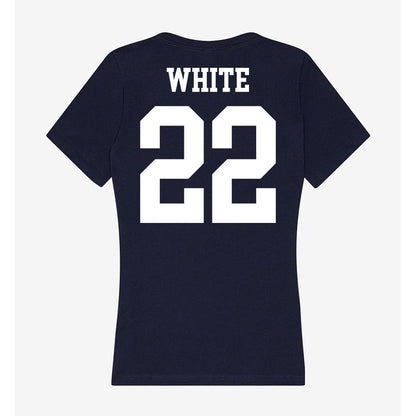 Kent State - NCAA Football : Brandon White - Women's V-Neck T-Shirt-1
