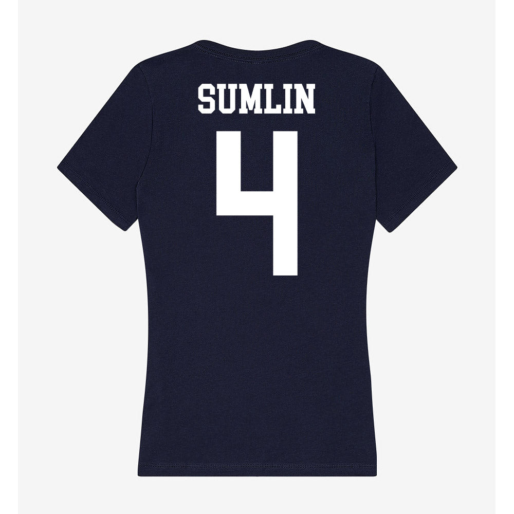 Kent State - NCAA Men's Basketball : Jamal Sumlin - Women's V-Neck T-Shirt-1
