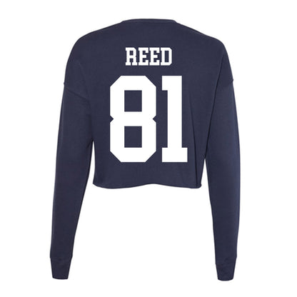 Kent State - NCAA Football : Zymir Reed - Women's Cropped Crew Fleece-1