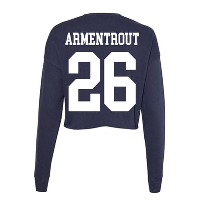 Kent State - NCAA Football : Dylan Armentrout - Women's Cropped Crew Fleece-1