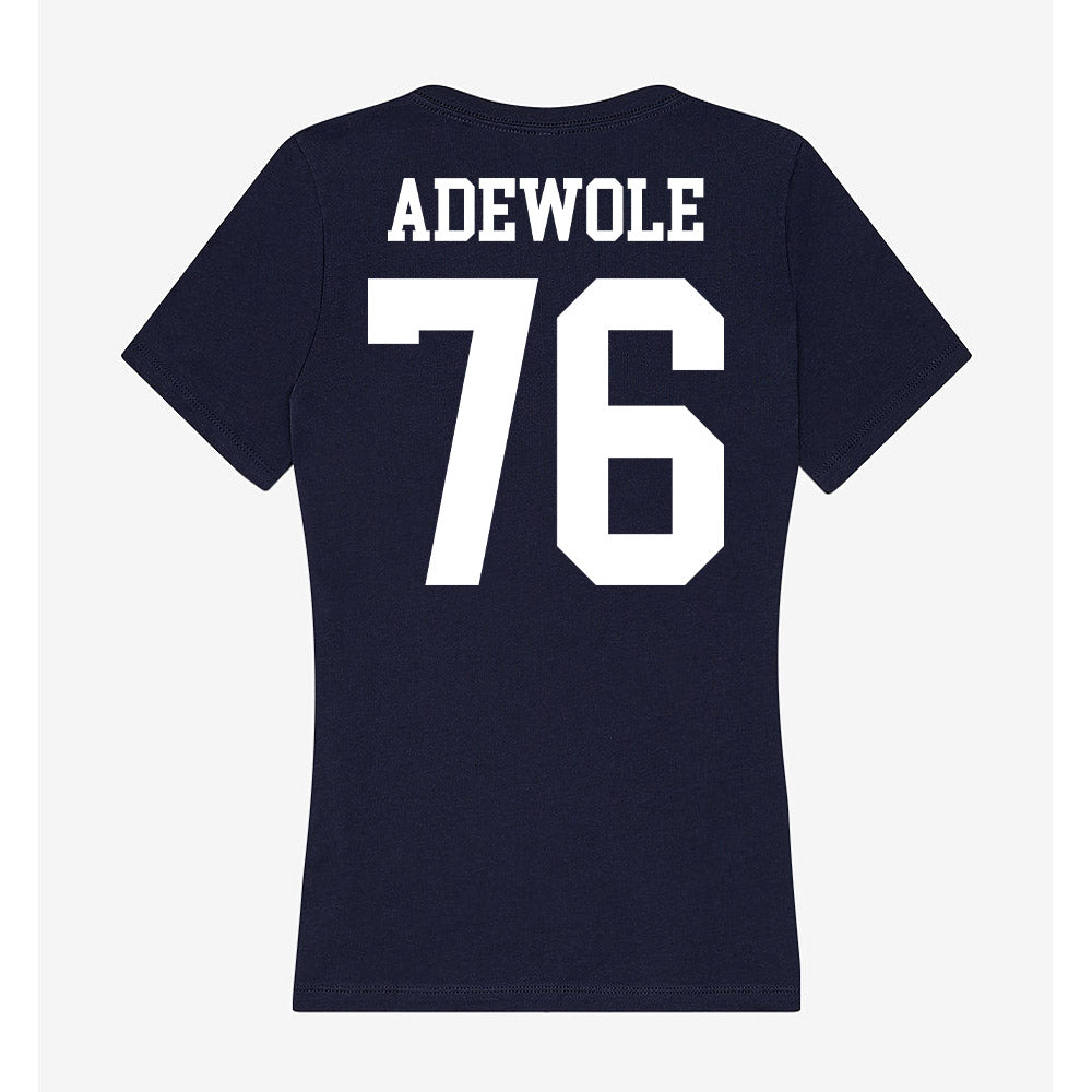 Kent State - NCAA Football : Mofe Adewole - Women's V-Neck T-Shirt-1