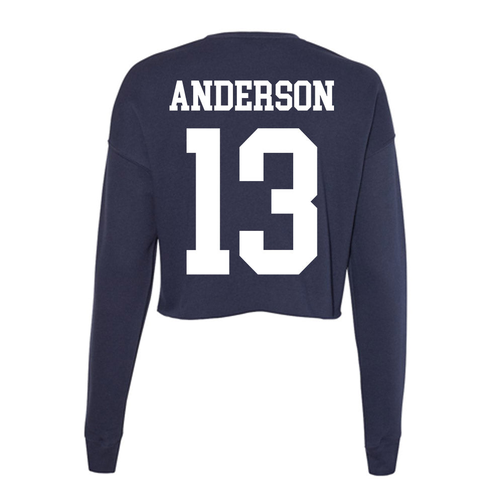 Kent State - NCAA Women's Volleyball : Jordyn Anderson - Women's Cropped Crew Fleece-1