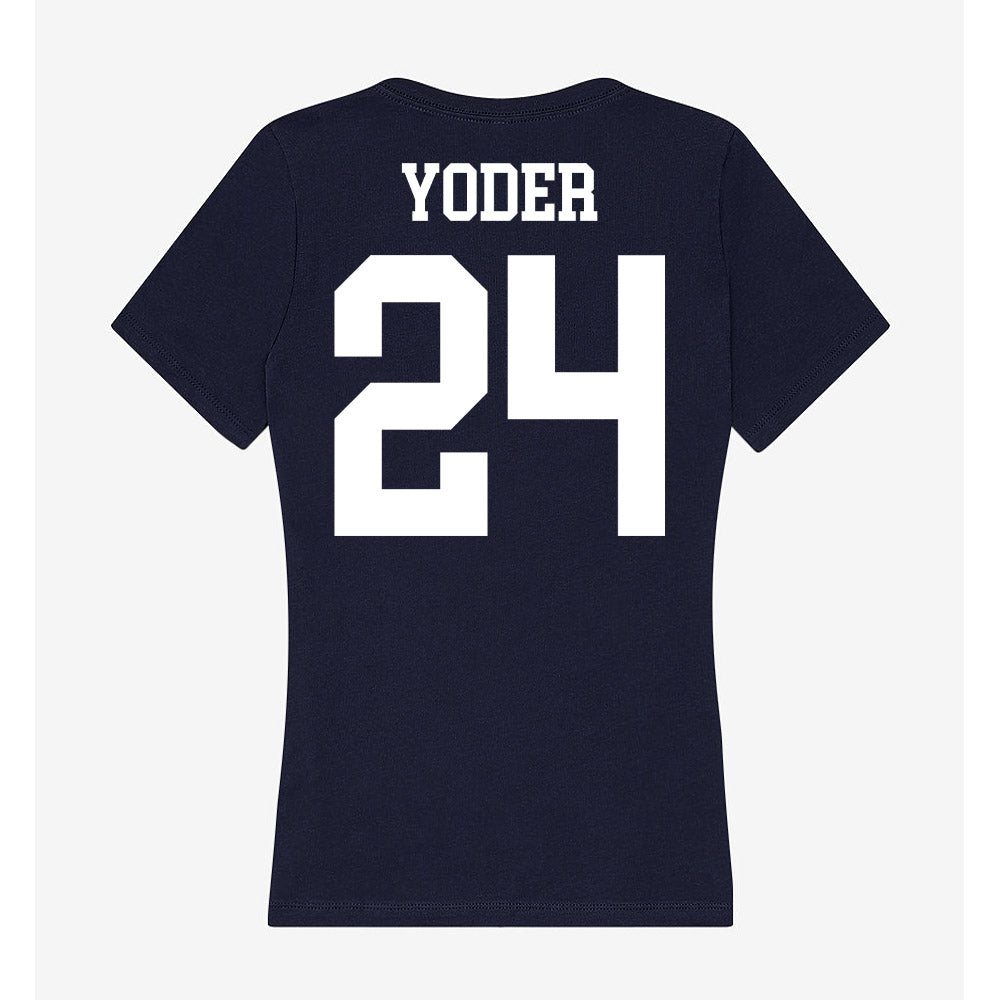 Kent State - NCAA Women's Lacrosse : Rebekah Yoder - Women's V-Neck T-Shirt-1