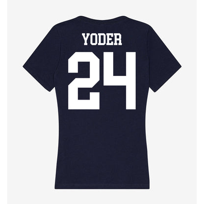 Kent State - NCAA Women's Lacrosse : Rebekah Yoder - Women's V-Neck T-Shirt-1