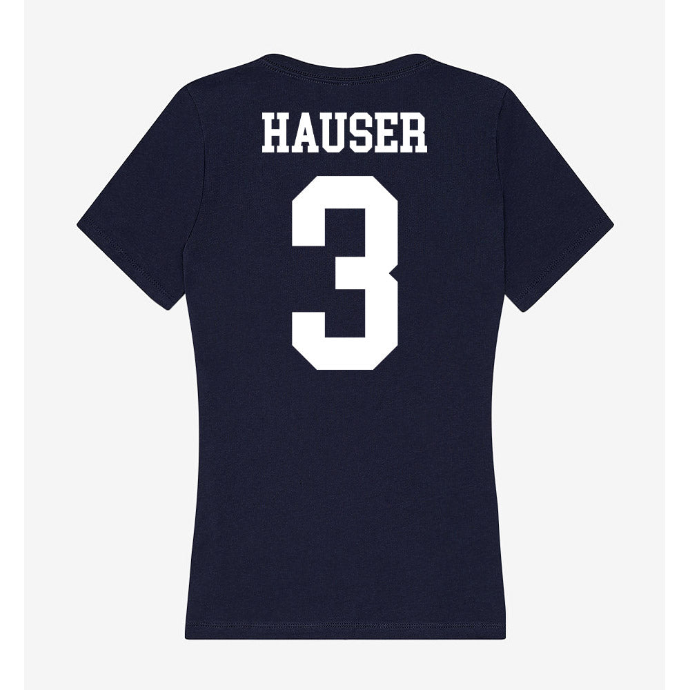 Kent State - NCAA Women's Basketball : Corynne Hauser - Women's V-Neck T-Shirt-1