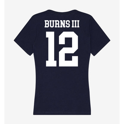 Kent State - NCAA Football : Lionel Burns III - Women's V-Neck T-Shirt-1