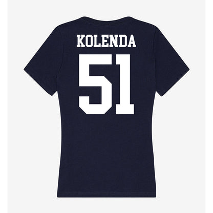 Kent State - NCAA Baseball : Jordan Kolenda - Women's V-Neck T-Shirt-1