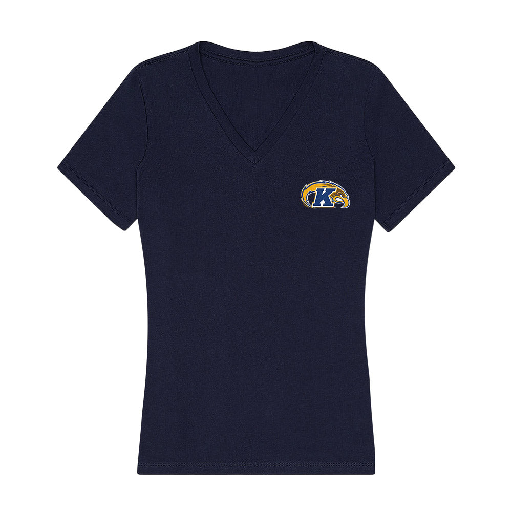 Kent State - NCAA Football : Brandon White - Women's V-Neck T-Shirt-0