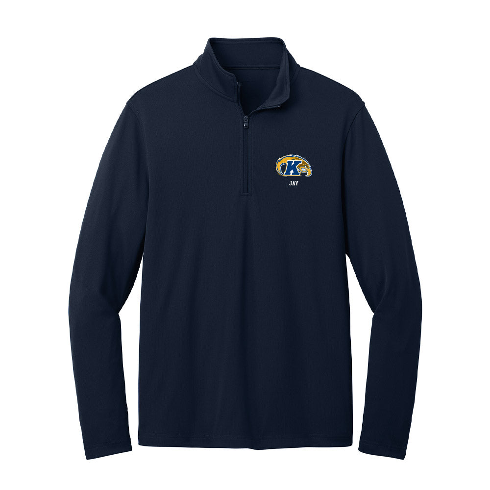 Kent State - NCAA Women's Track & Field : Kristen Jay - Lightweight Quarter Zip Jacket-0
