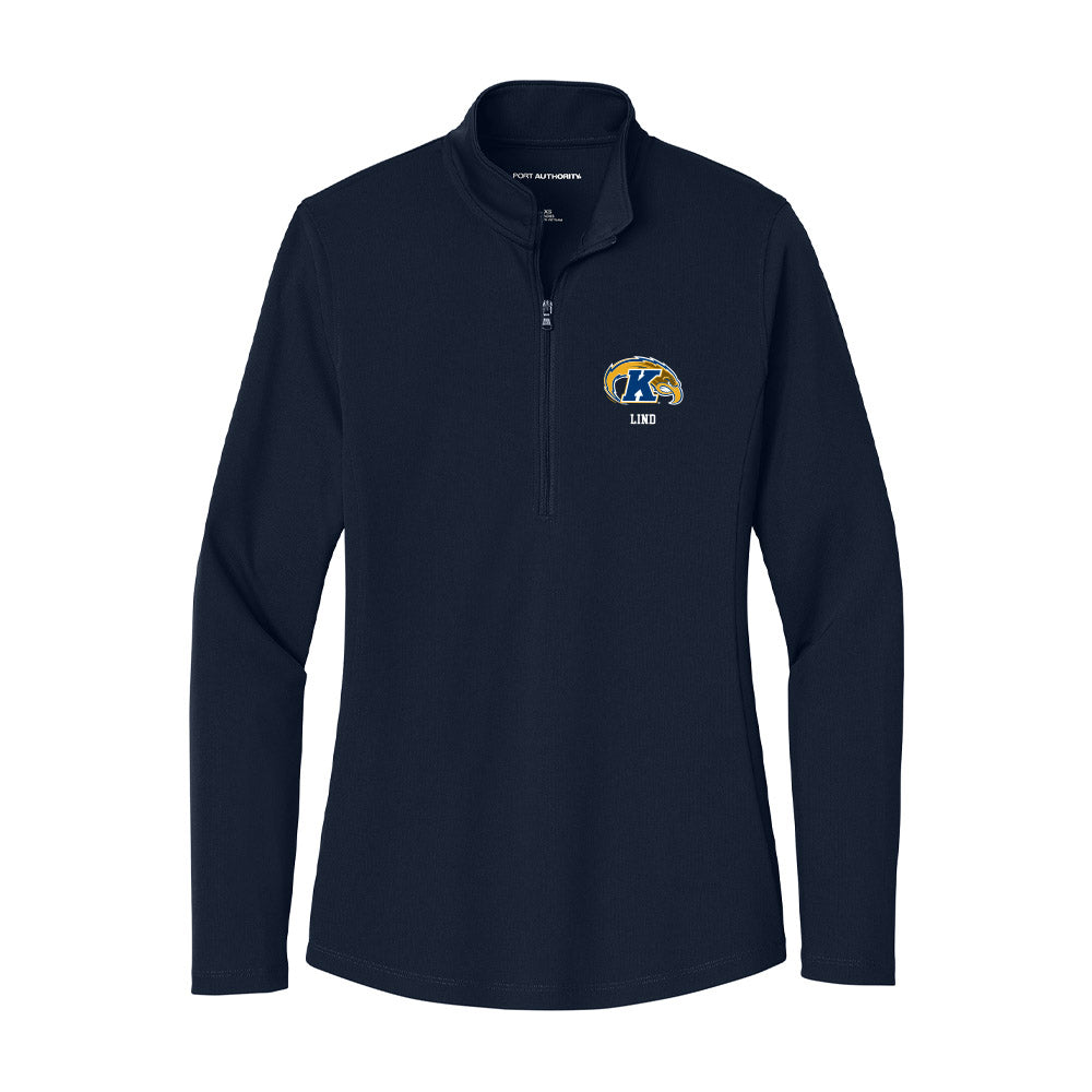 Kent State - NCAA Baseball : Parker Lind - Women's Lightweight Quarter Zip Jacket-0