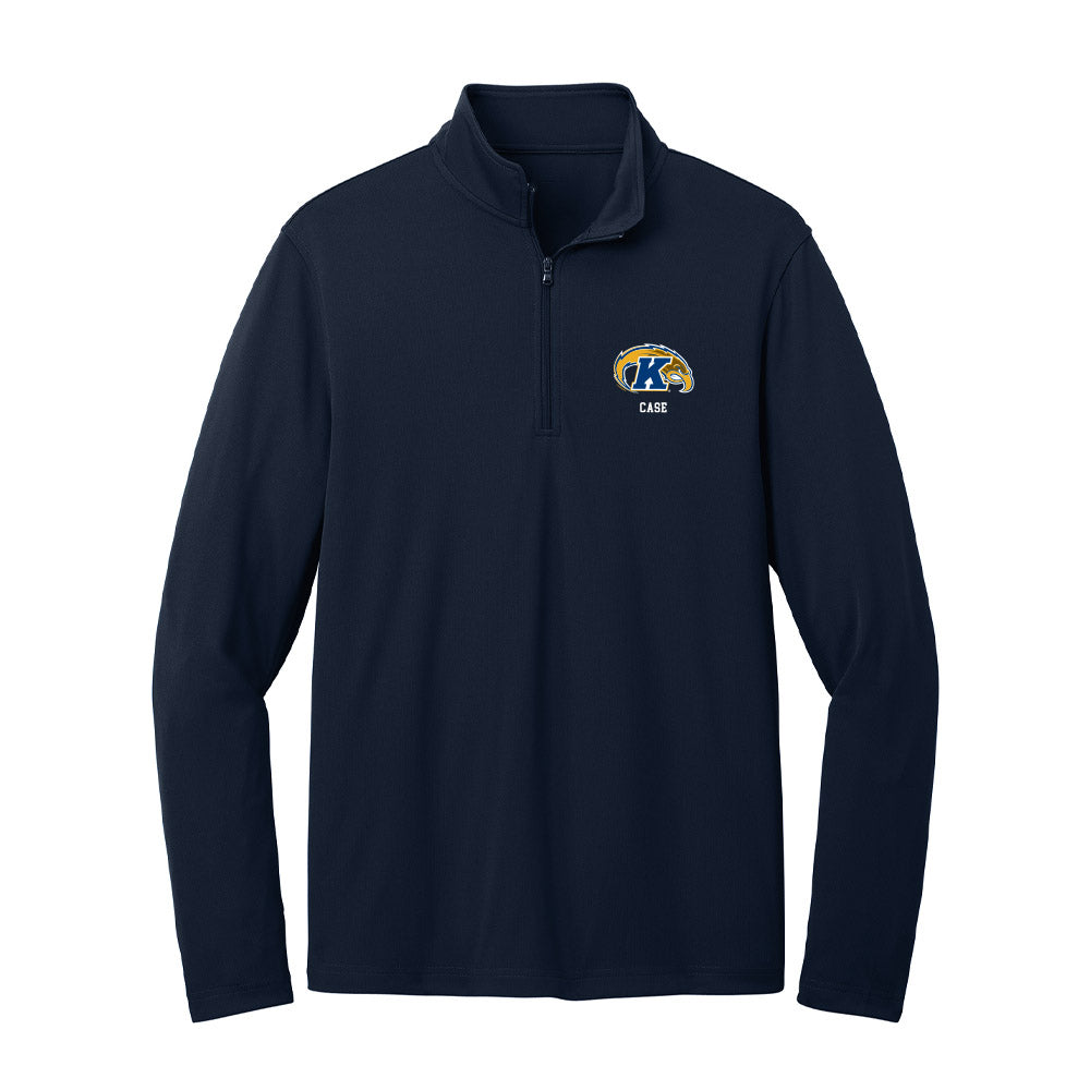 Kent State - NCAA Men's Track & Field : Luigi Case - Lightweight Quarter Zip Jacket-0