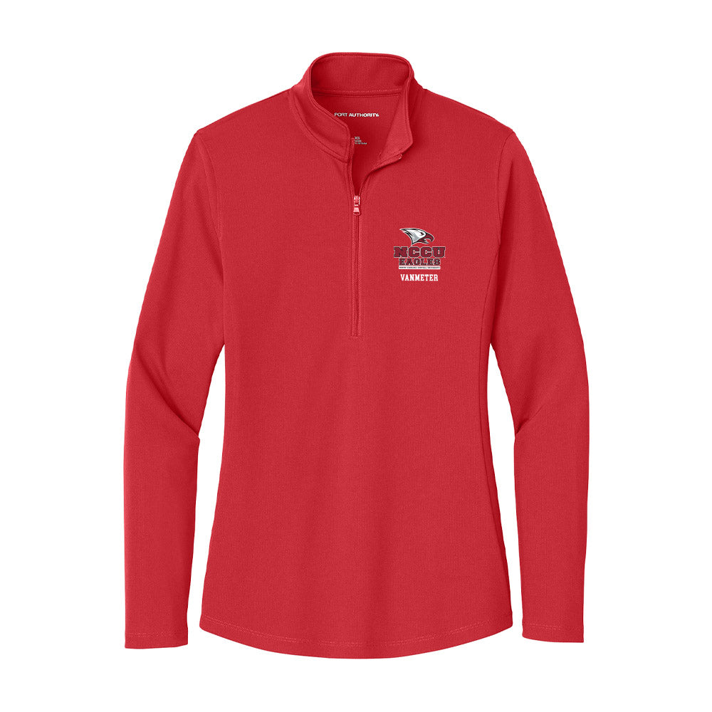 NCCU - NCAA Softball : Amiya VanMeter - Women's Lightweight Quarter Zip Jacket-0