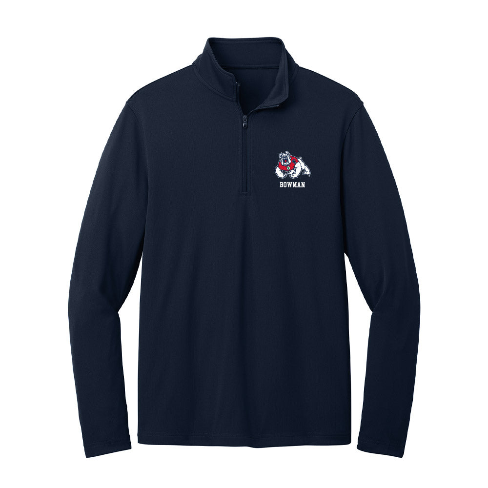 Fresno State - NCAA Women's Soccer : Brooke Bowman - Lightweight Quarter Zip Jacket-0