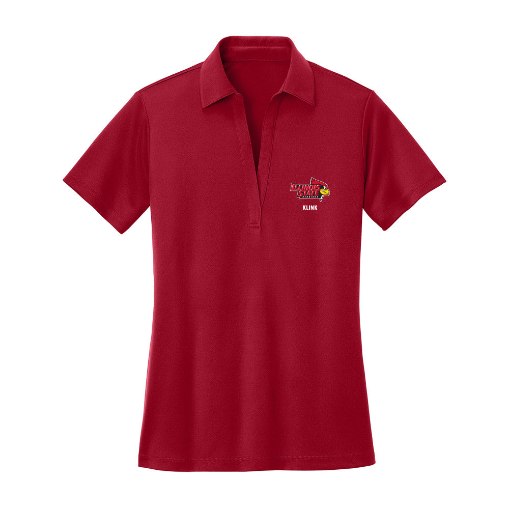Illinois State - NCAA Men's Track & Field : Jacob Klink - Women's Activewear Polo Shirt-0