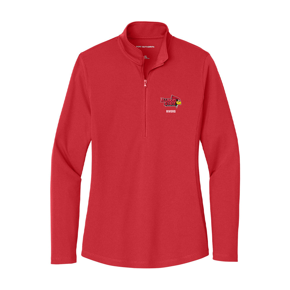 Illinois State - NCAA Women's Track & Field : Macee Rivers - Women's Lightweight Quarter Zip Jacket-0