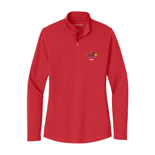Illinois State - NCAA Men's Track & Field : Jacob Klink - Women's Lightweight Quarter Zip Jacket-0