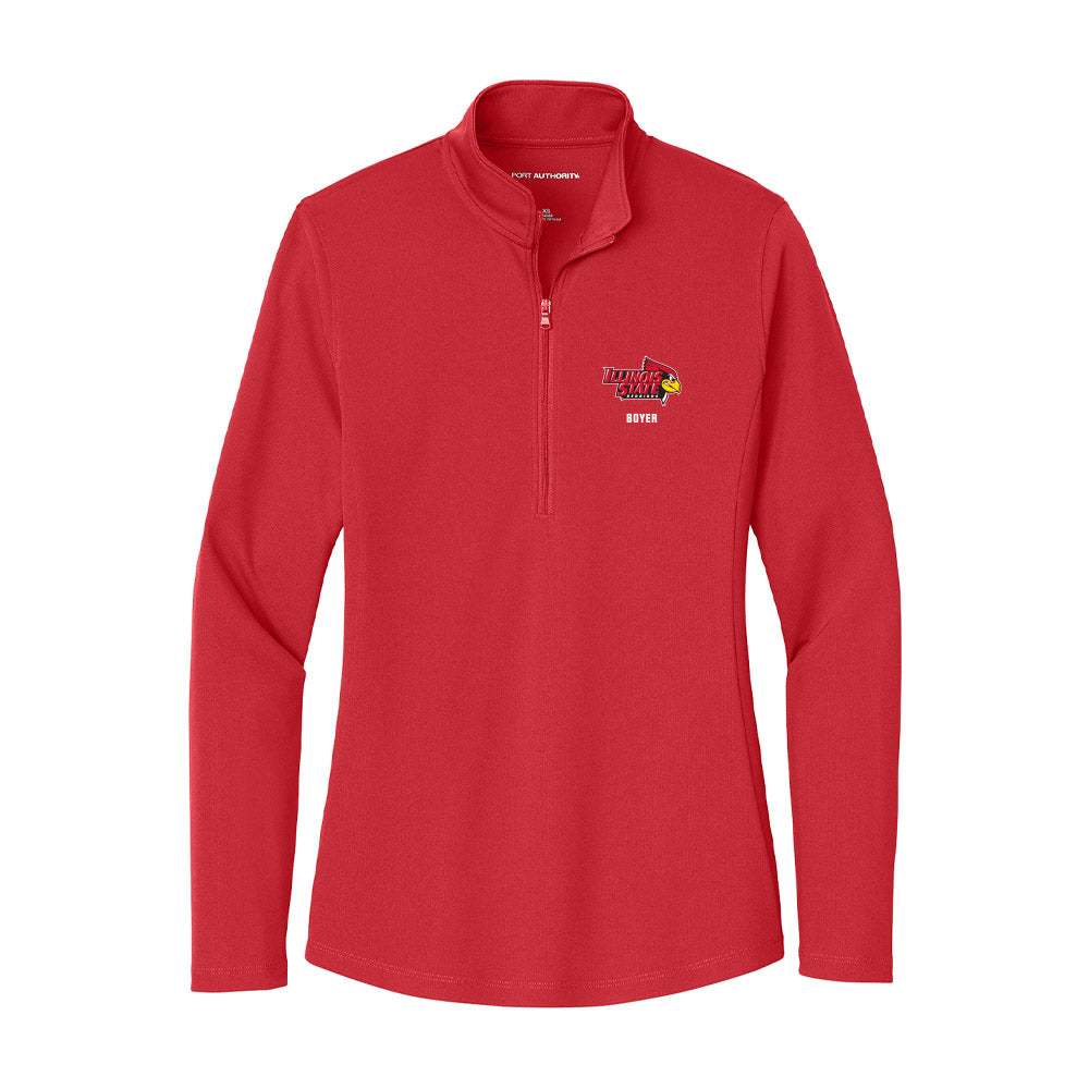 Illinois State - NCAA Softball : Ella Boyer - Women's Lightweight Quarter Zip Jacket-0