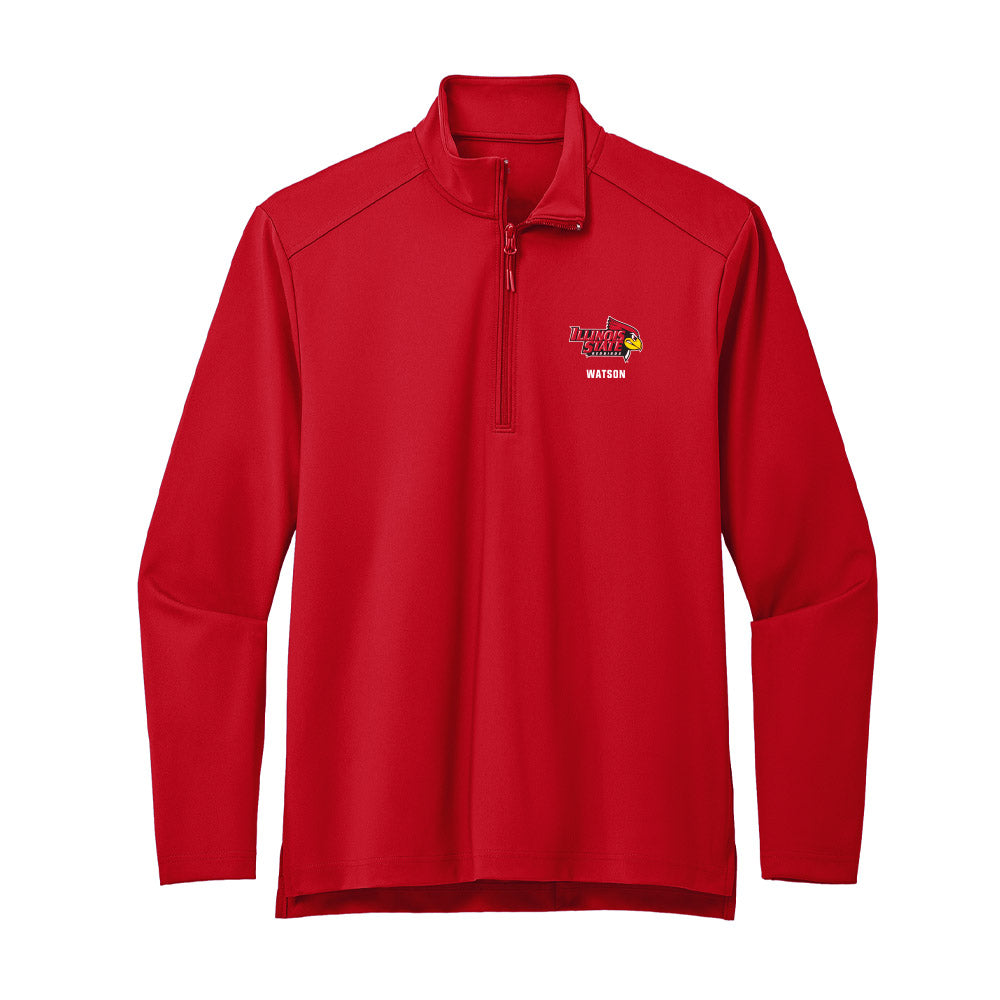 Illinois State - NCAA Men's Track & Field : Evan Watson - Premium Quarter Zip Jacket-0