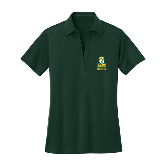 Siena - NCAA Men's Basketball : SeiMir Roberson - Women's Activewear Polo Shirt-0