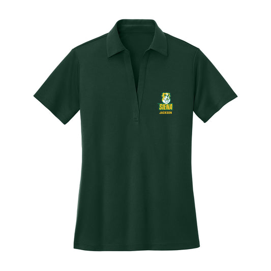 Siena - NCAA Men's Basketball : Marcus Jackson - Women's Activewear Polo Shirt-0