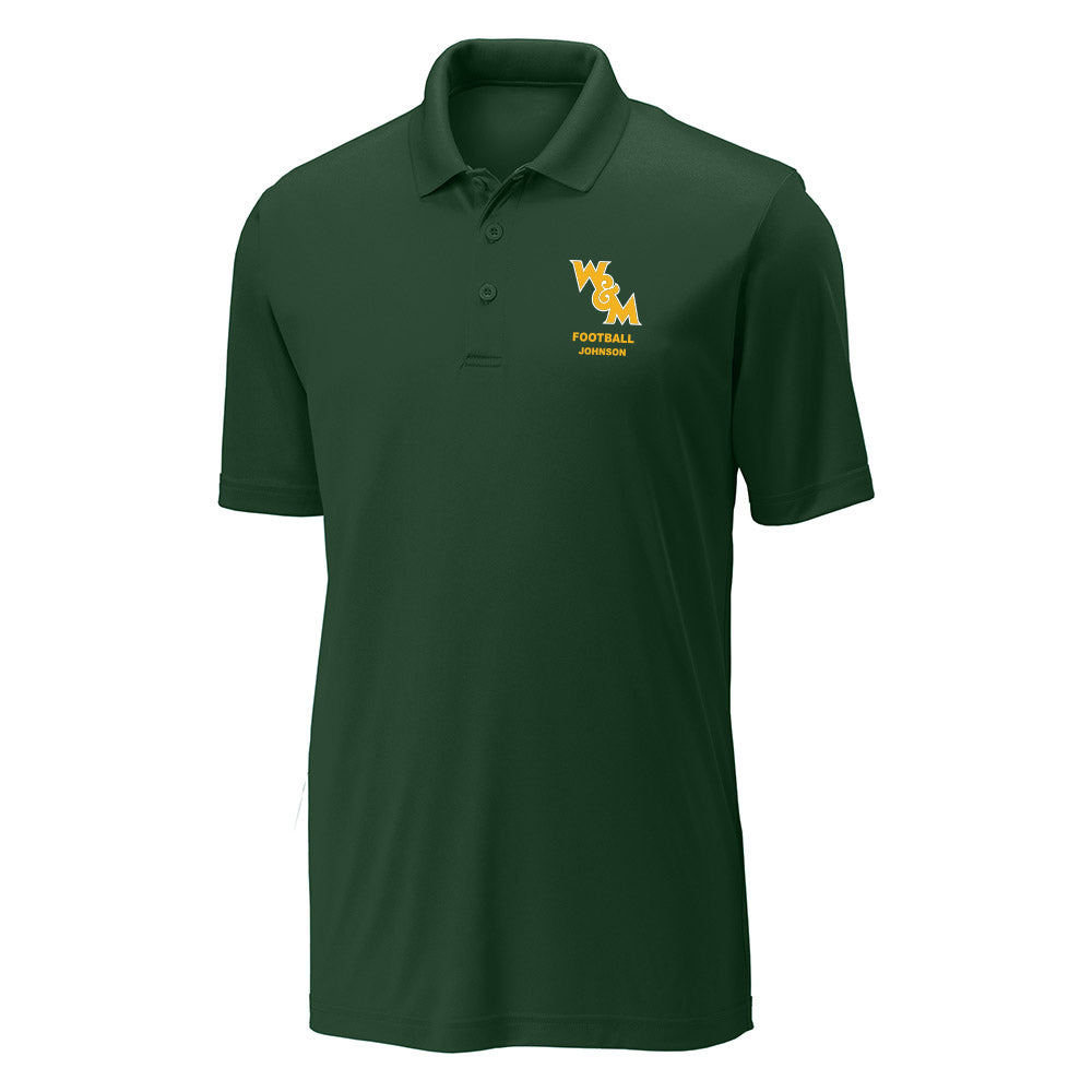 William & Mary - NCAA Football : Khylil Johnson - Activewear Polo Shirt-0