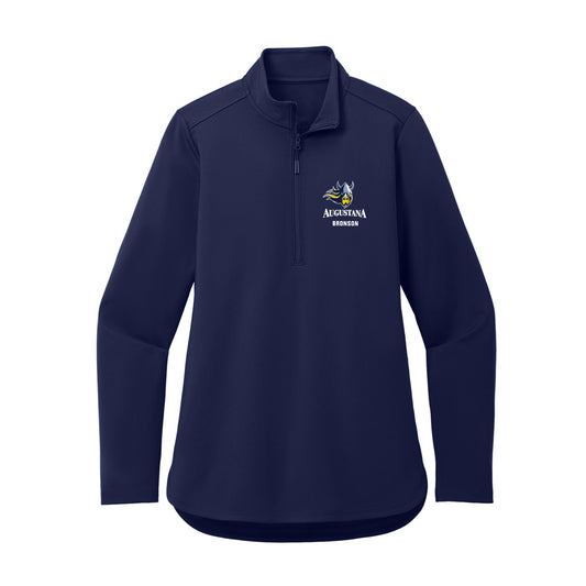 AU - NCAA Football : DJ Bronson - Women's Premium Quarter Zip Jacket-0