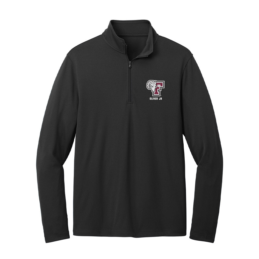 Fordham - NCAA Football : Brian Oliver Jr - Lightweight Quarter Zip Jacket-0