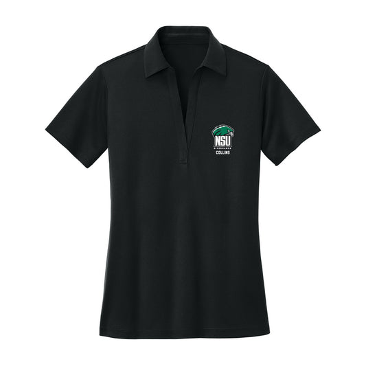 Northeastern State - NCAA Men's Basketball : Montae Collins - Women's Activewear Polo Shirt-0