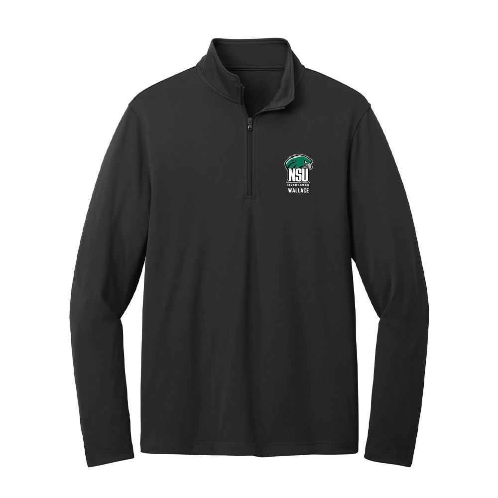 Northeastern State - NCAA Women's Soccer : Bailey Wallace - Lightweight Quarter Zip Jacket-0
