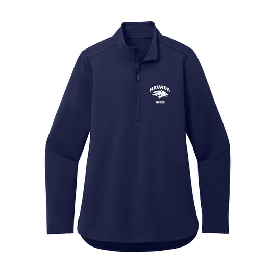 Nevada - NCAA Football : Ky Woods - Women's Premium Quarter Zip Jacket-0