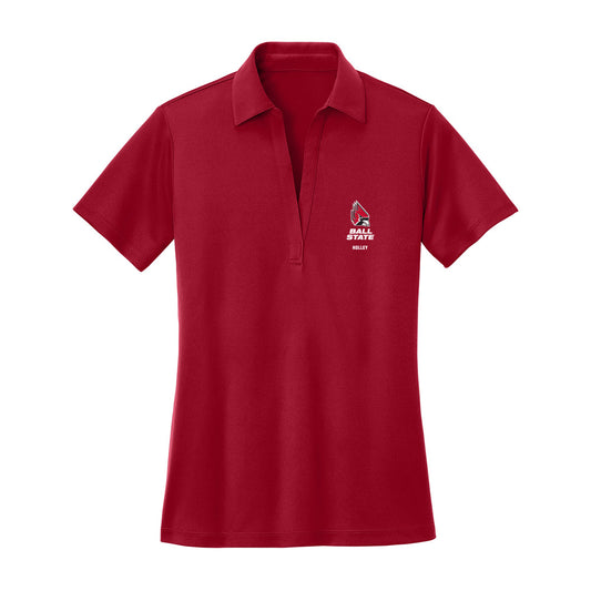 Ball State - NCAA Women's Basketball : Helen Holley - Women's Activewear Polo Shirt-0