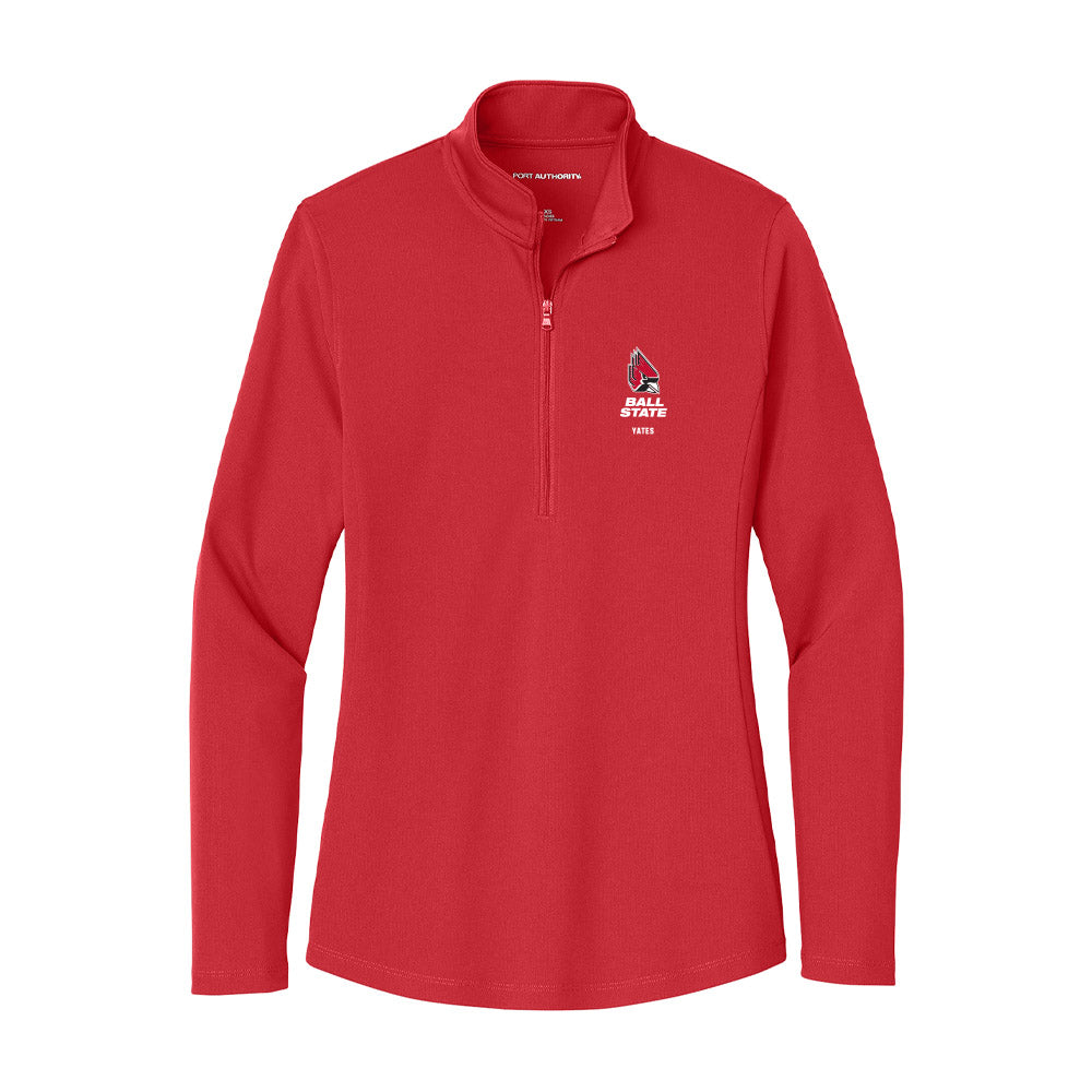 Ball State - NCAA Football : Willizhuan Yates - Women's Lightweight Quarter Zip Jacket-0