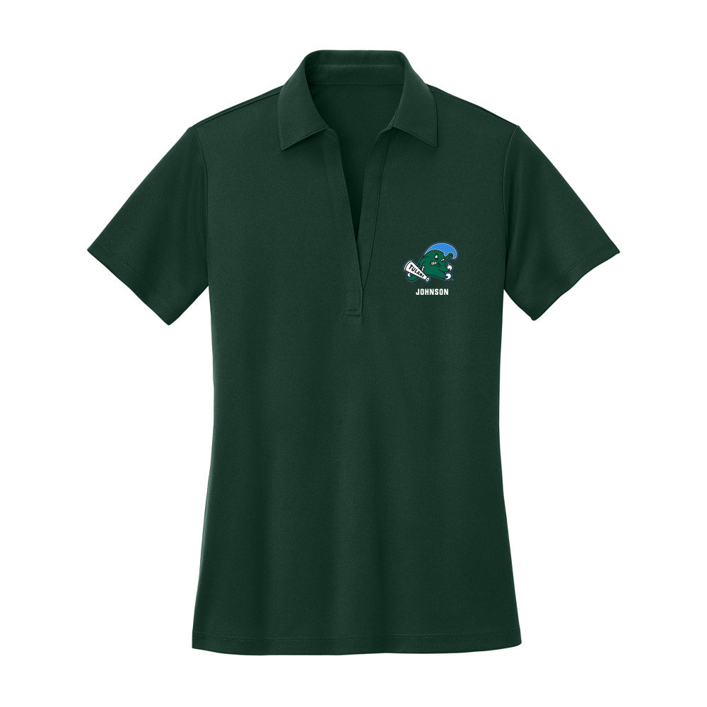 Tulane - NCAA Baseball : Nate Johnson - Women's Activewear Polo Shirt-0
