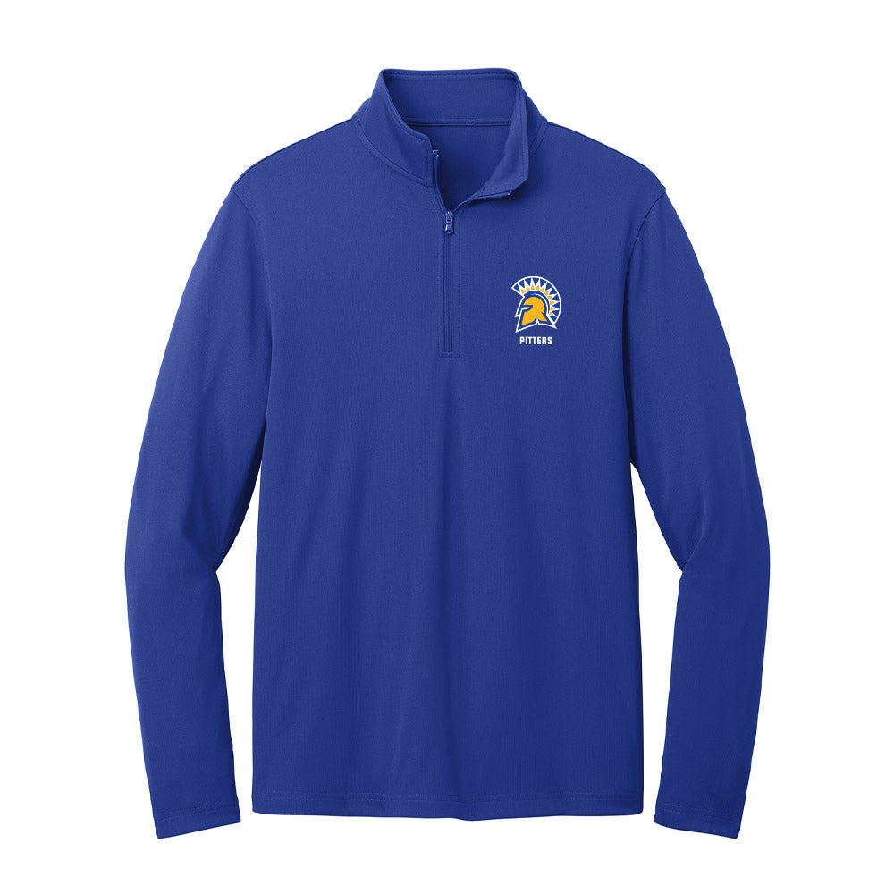 SJSU - NCAA Football : Nassir Pitters - Lightweight Quarter Zip Jacket-0