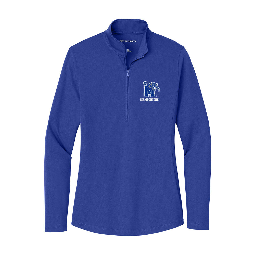 Memphis - NCAA Baseball : Seth Giamportone - Women's Lightweight Quarter Zip Jacket-0